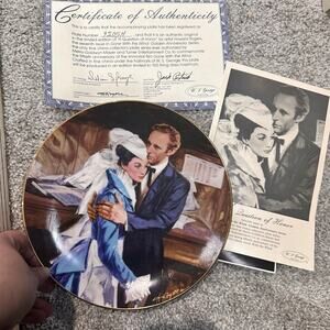 "A Question of Honor" Plate Gone with the Wind Series W.L. George